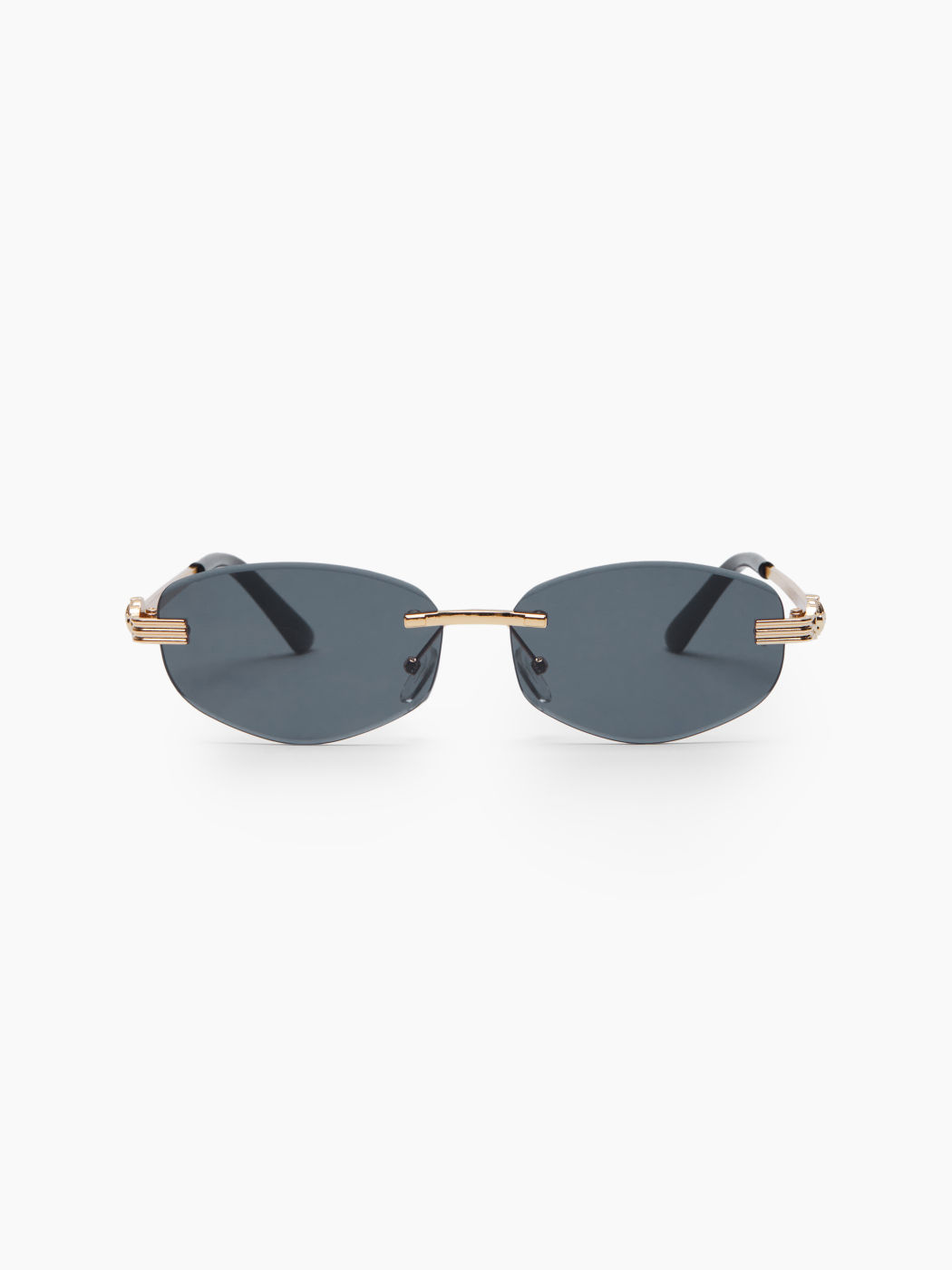 RIMLESS POLYGON FASHION GLASSES