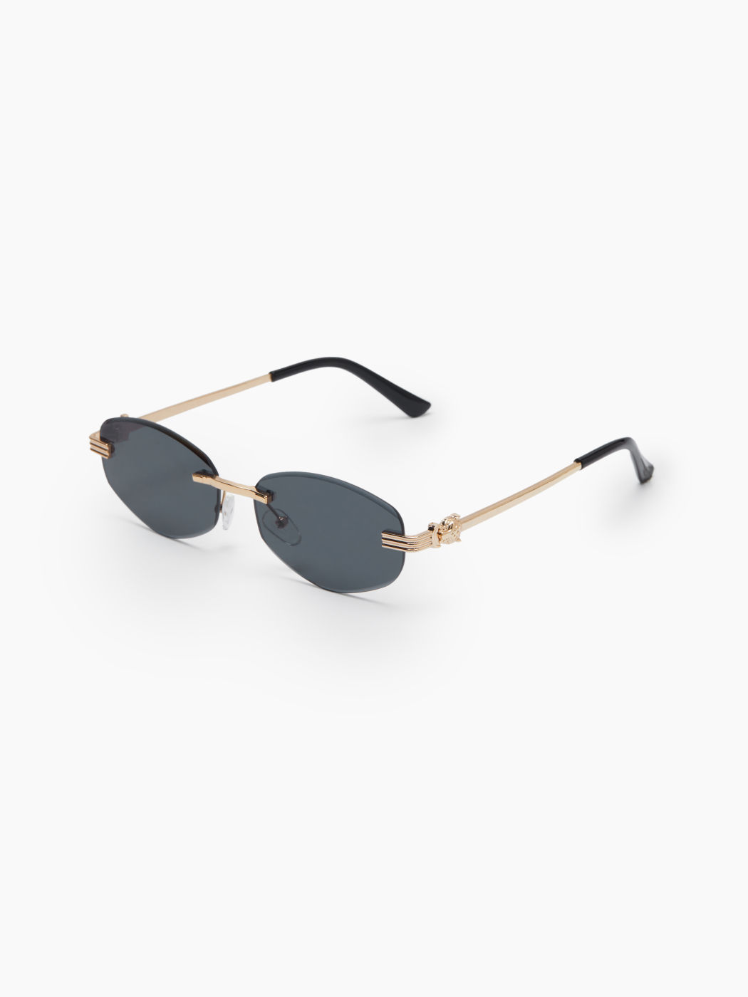 RIMLESS POLYGON FASHION GLASSES