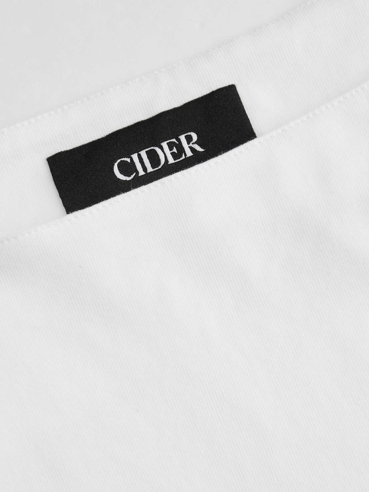 Cotton-blend Boat Neckline Solid Short Sleeve Tee