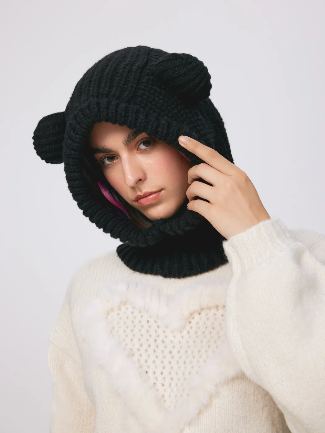 BEAR EAR BALACLAVA CAP