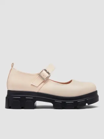 BOWKNOT CHUNKY HEELED LOAFERS