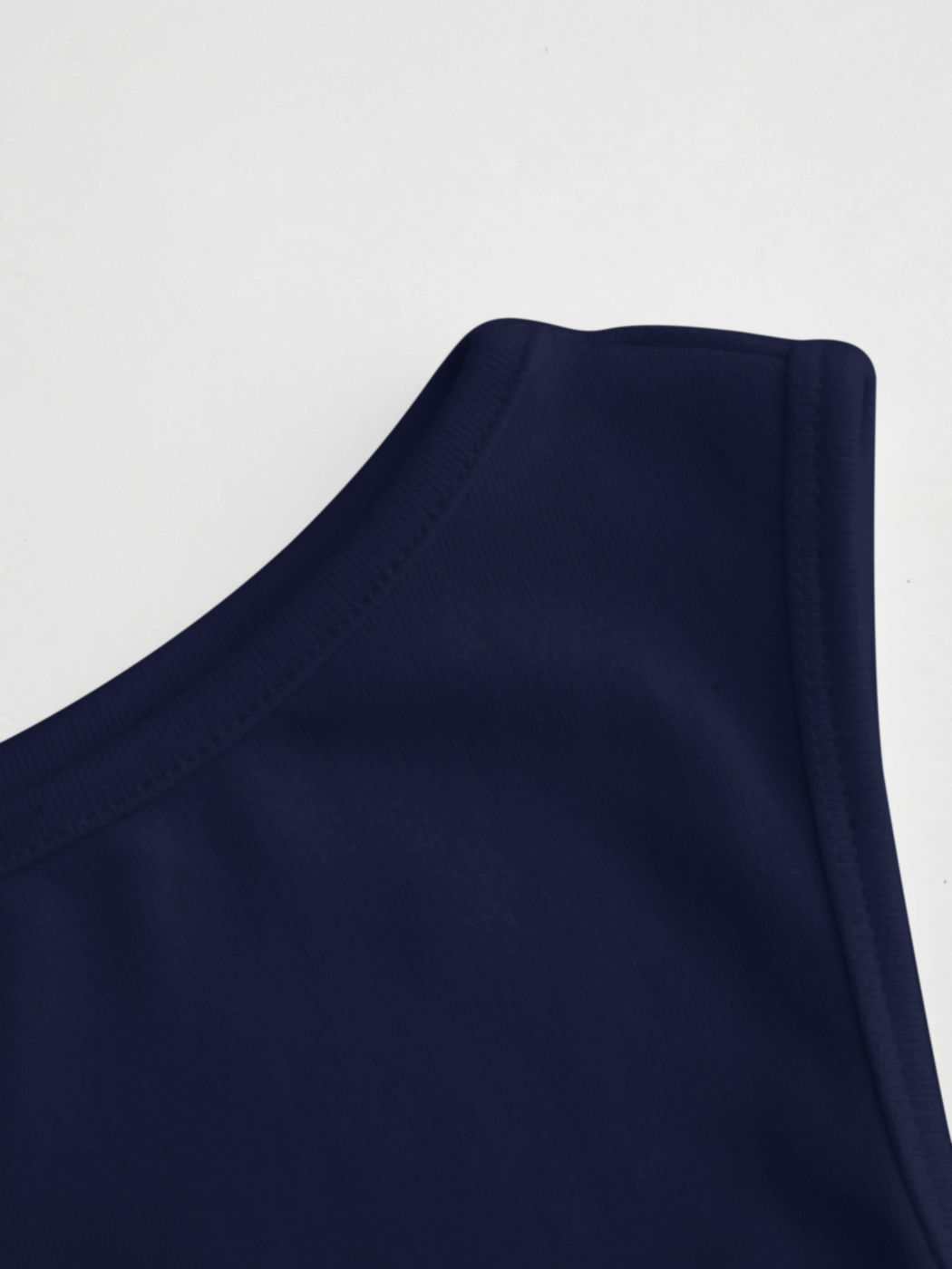 Bootsausschnitt Rüschen Solids Crop Tank Top