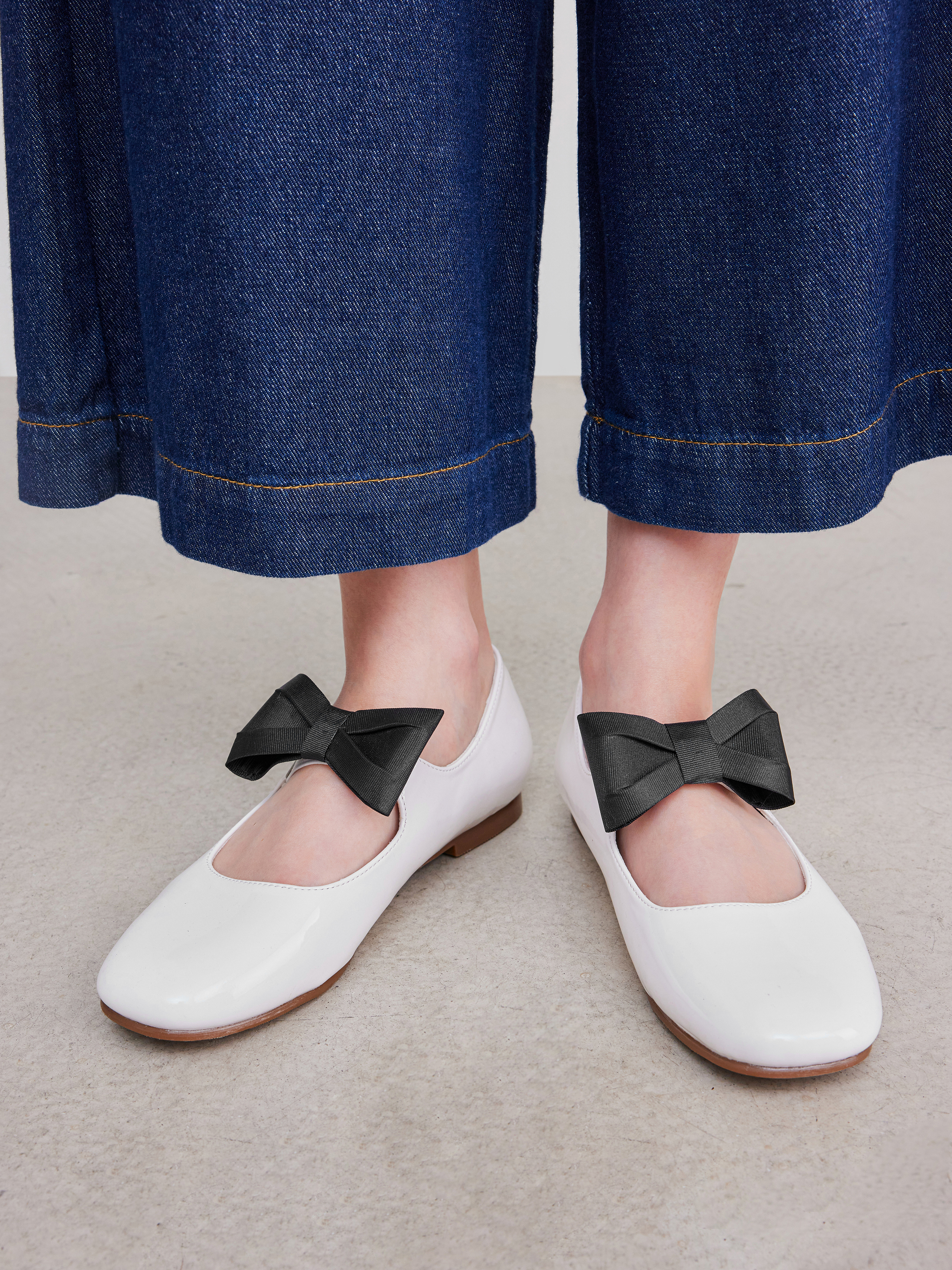 BOWKNOT MARY JANE FLATS For Daily Casual Date BOWKNOT MARY JANE FLATS For Daily Casual Date