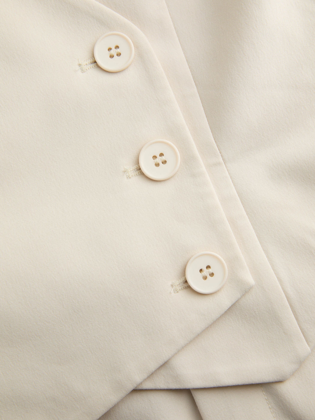 V-Ausschnitt Einfarbiges Umschlag-Button-Taschen-Weste Overalls
