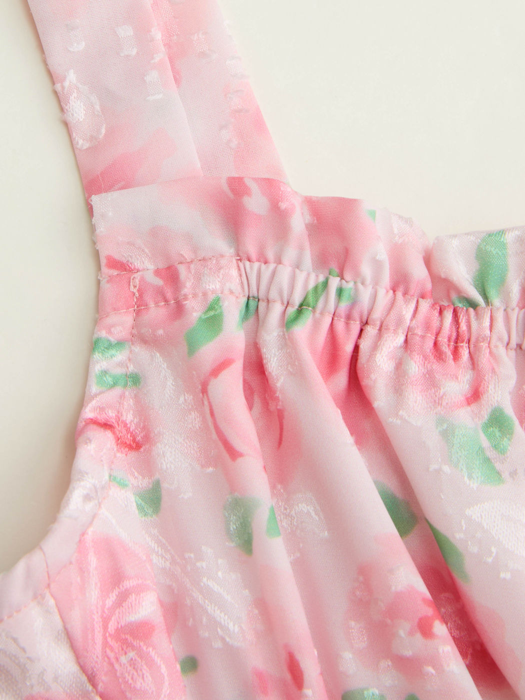 Square Neck Floral Knotted Corset Sleeveless Mini Dress