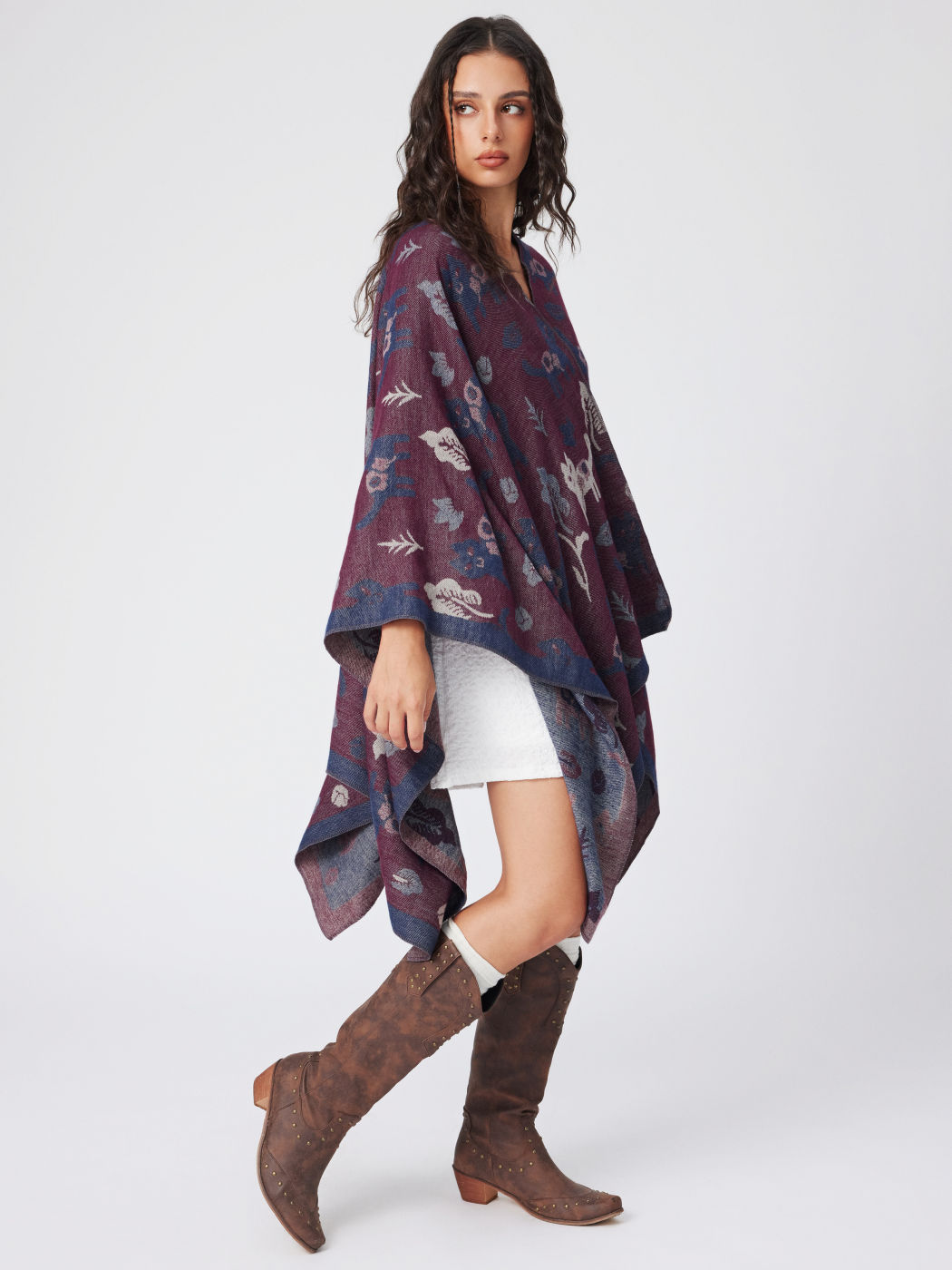 CAT & TREE WARM SHAWL