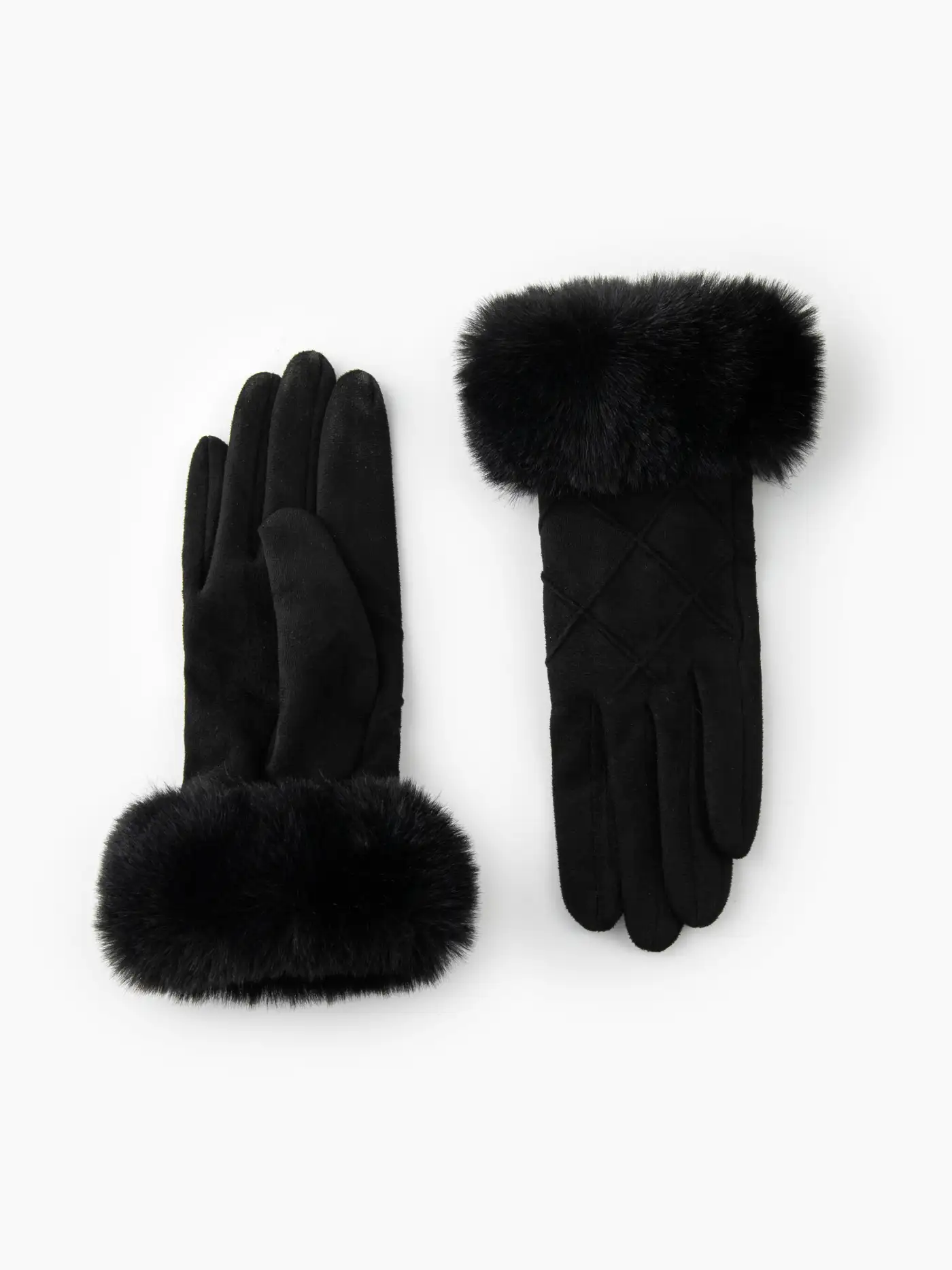 FUZZY BRUSHED GLOVES