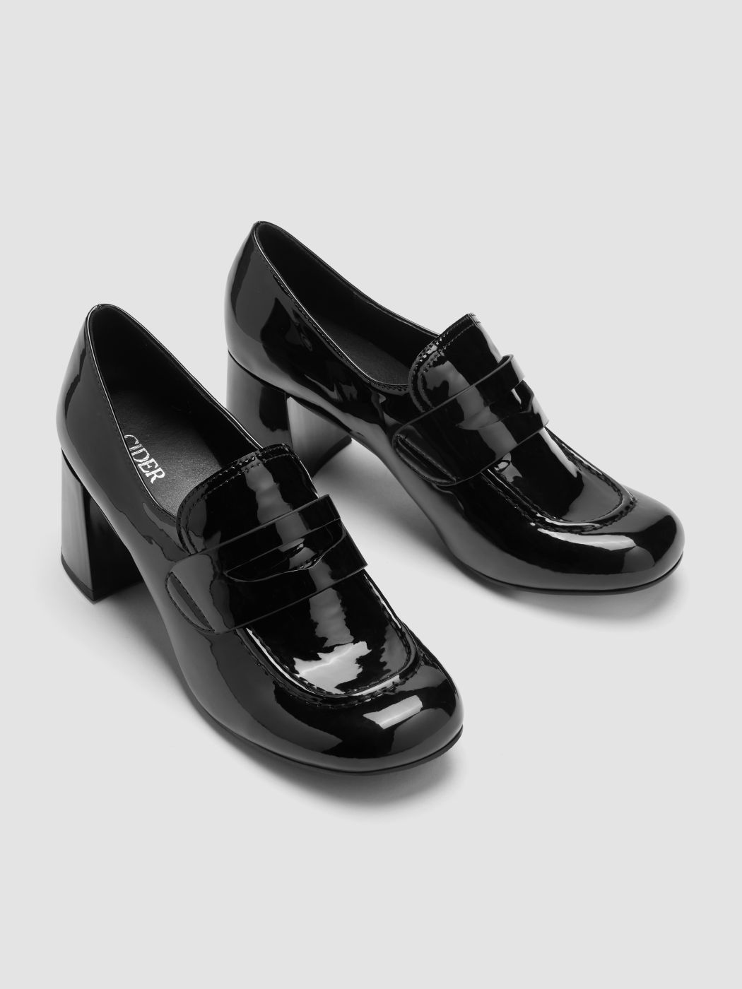 CHUNKY HEELED LOAFERS