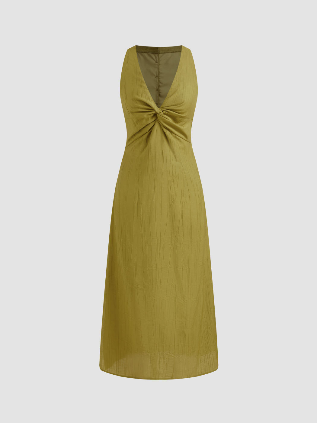 Maxikleid mit Bootshals, Ausschnitt und Twist