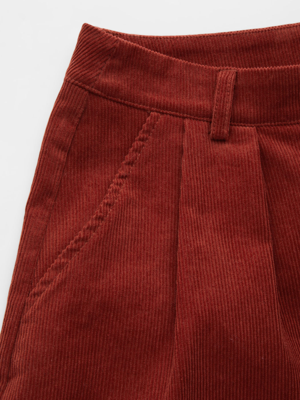 100% Cotton Mid Rise Striped Roll Hem Shorts