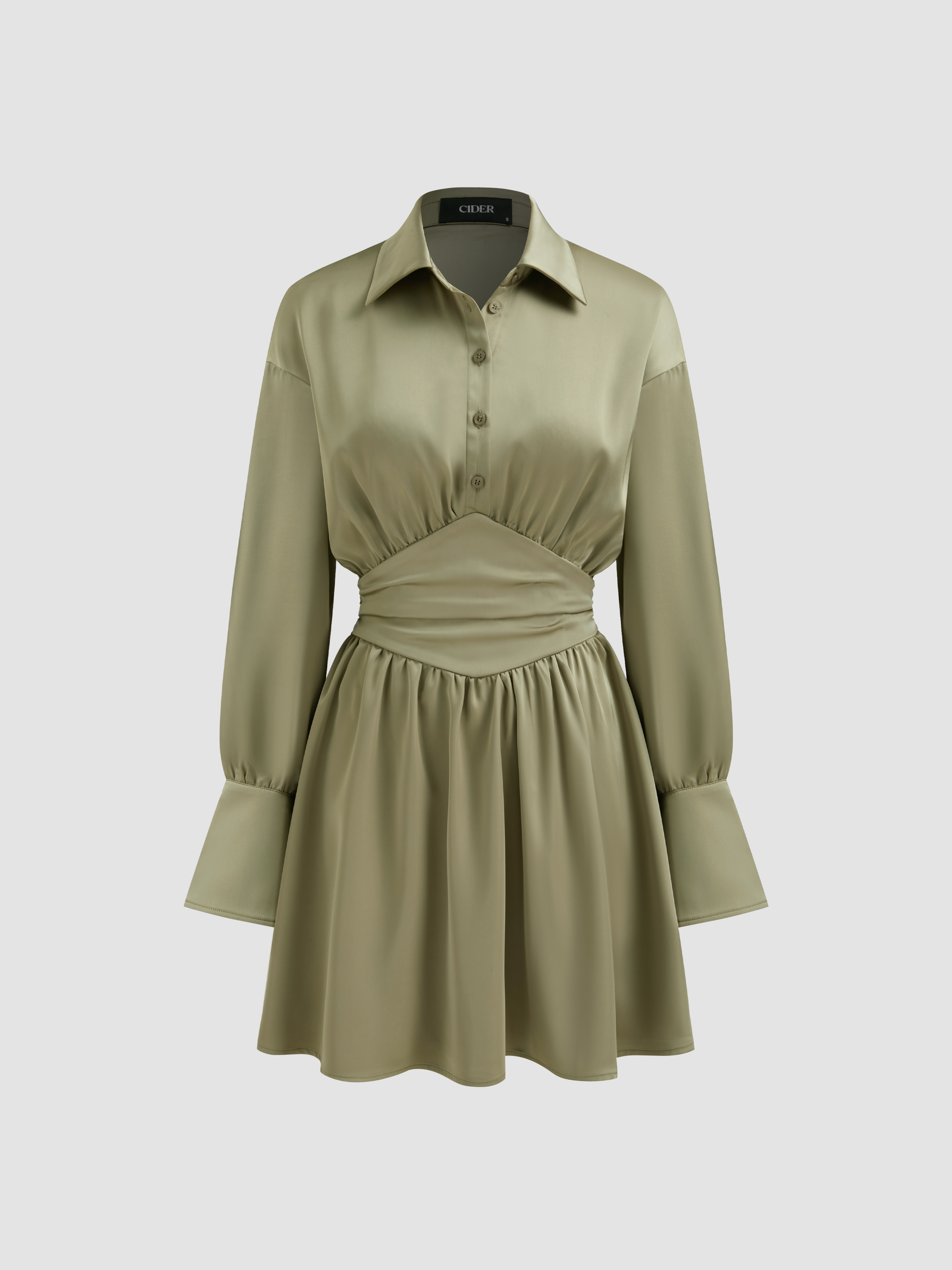 【CELERI/セルリ】MINI DRESS ミニドレス　コットンリネンシャツ セール】【CELERI/セルリ】MINI DRESS（ワンピース）｜CELERI