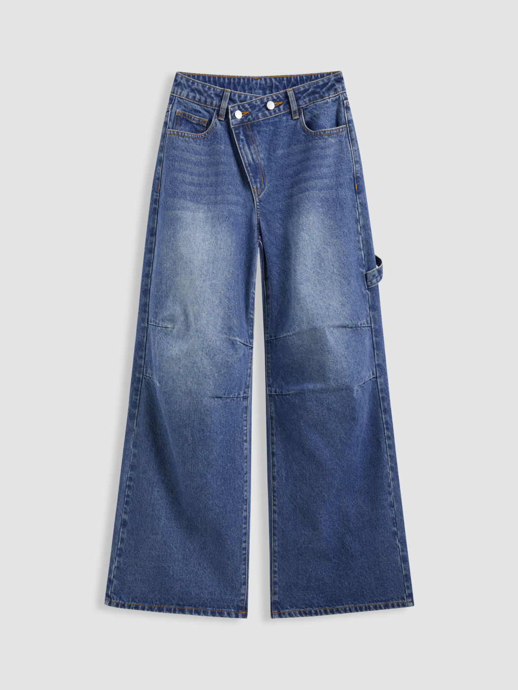 Cider Denim Low Rise Solid Pocket Jeans