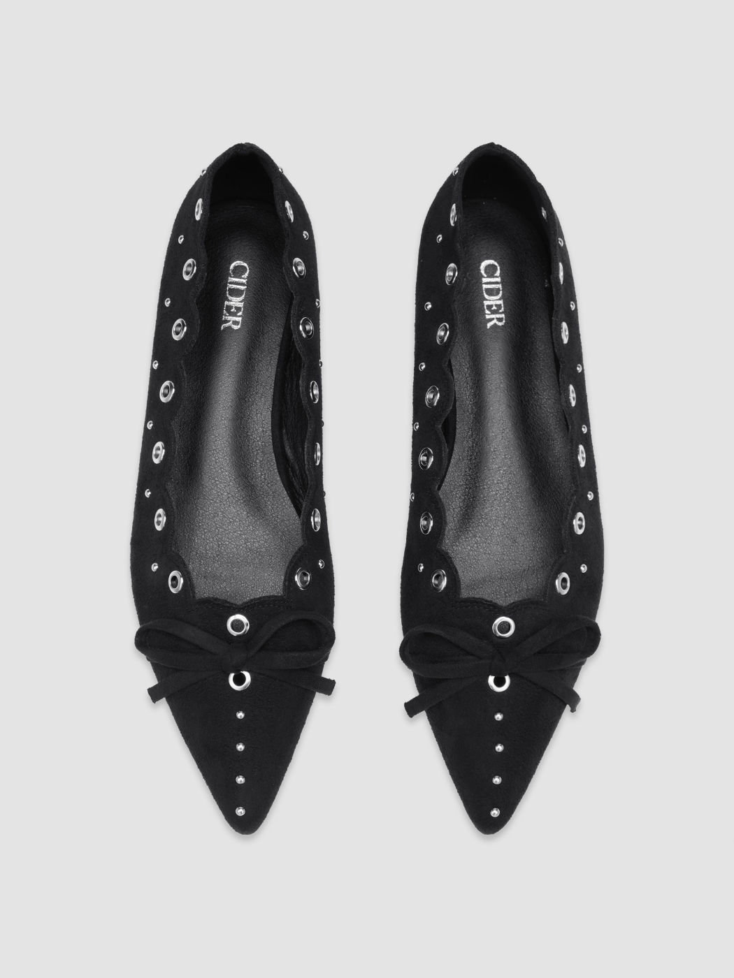 Schleifen Eyelet Flats