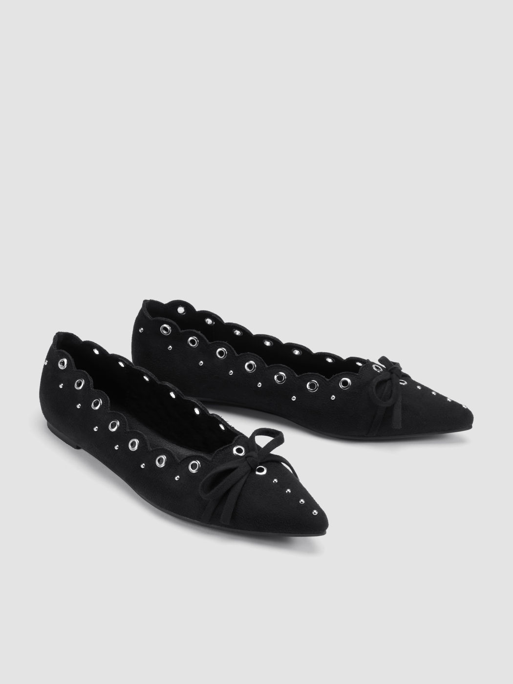 Schleifen Eyelet Flats