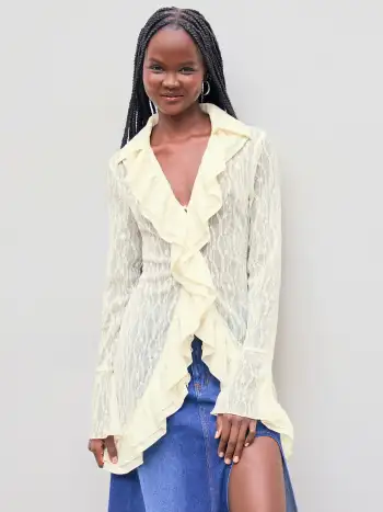 Floral Texture Underwire Bikini Top