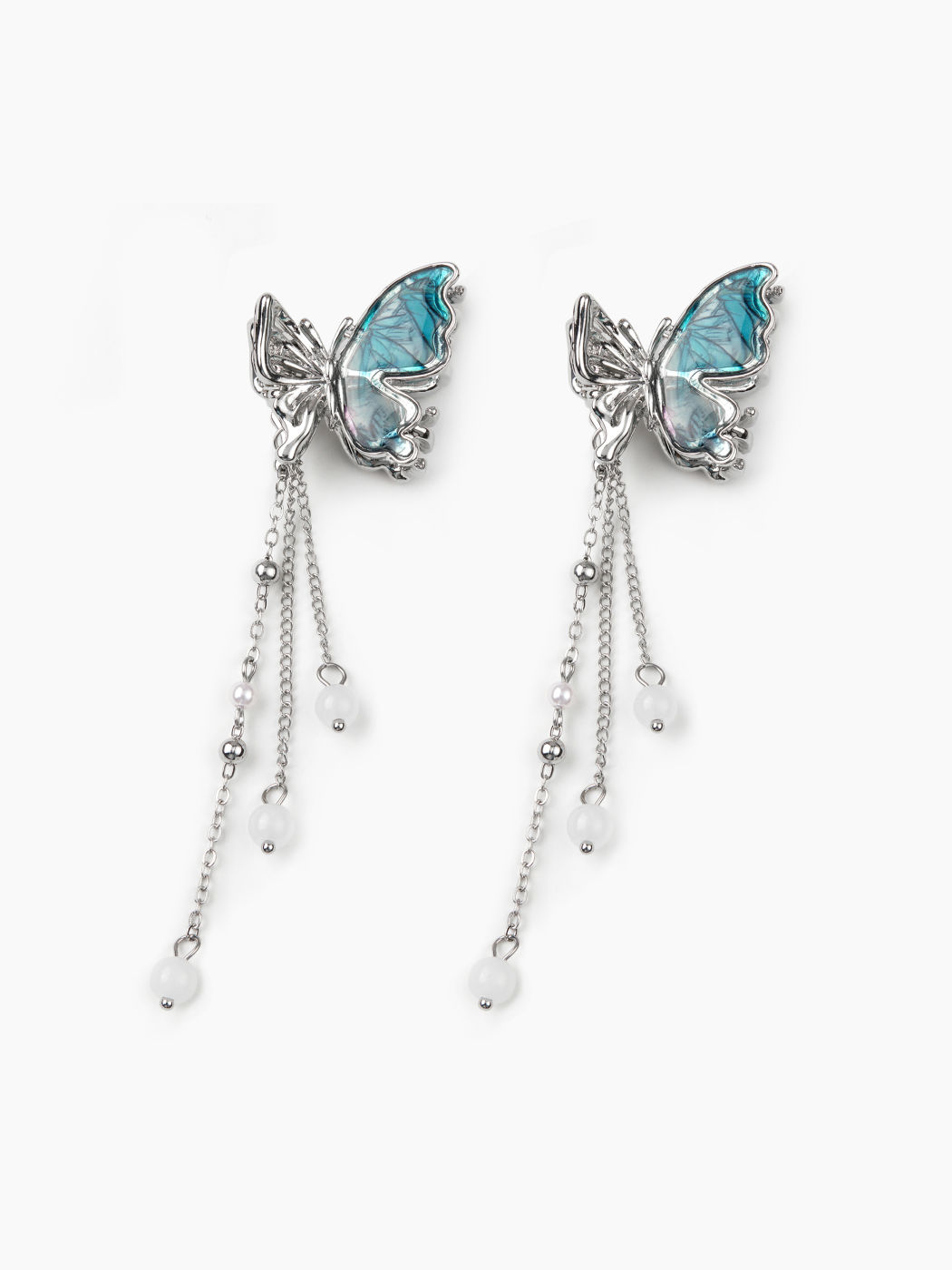 2PCS Schmetterling Quasten Haar-Accessoires