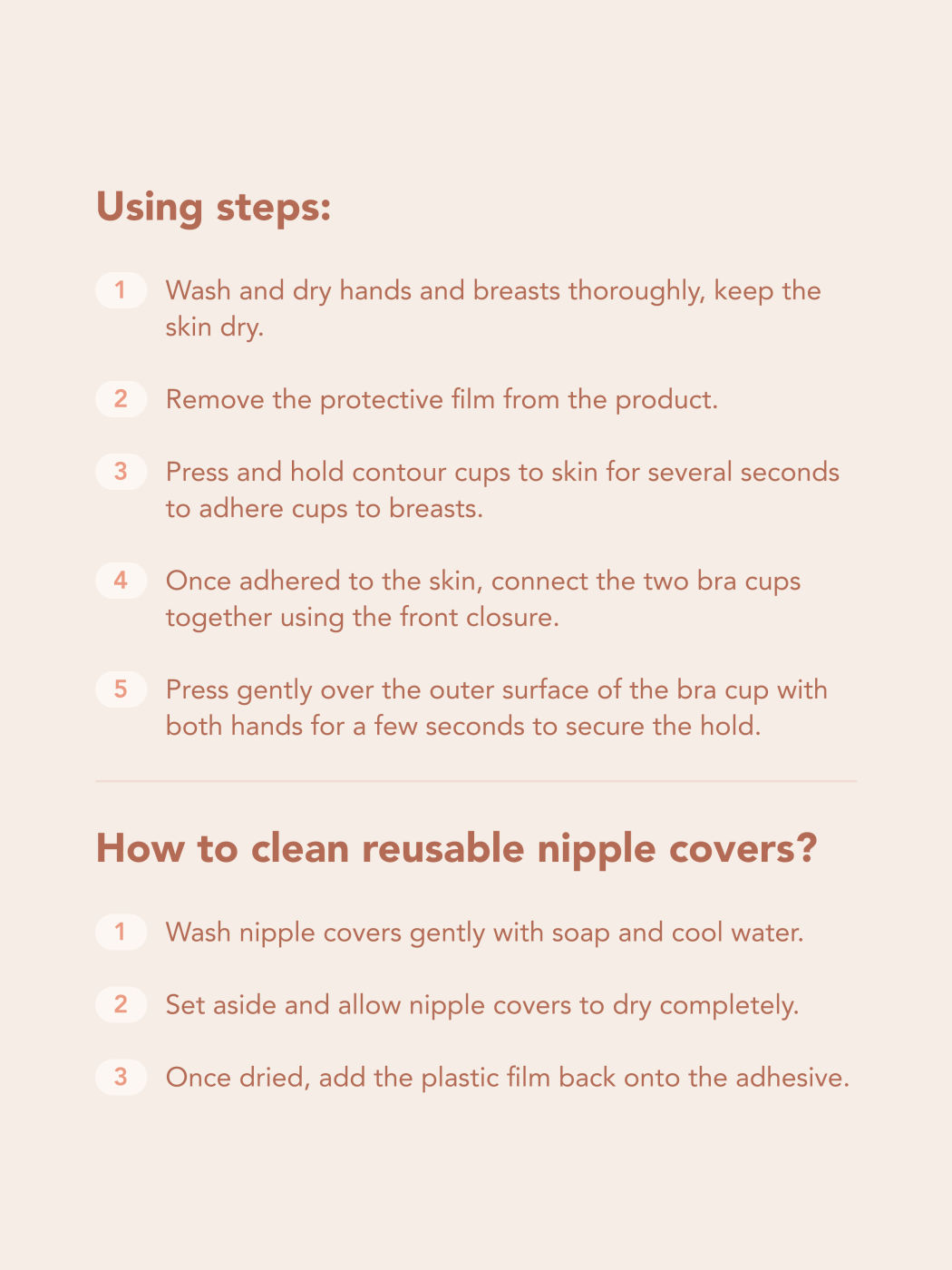 REUSABLE ADHESIVE PUSH UP NIPPLE COVER