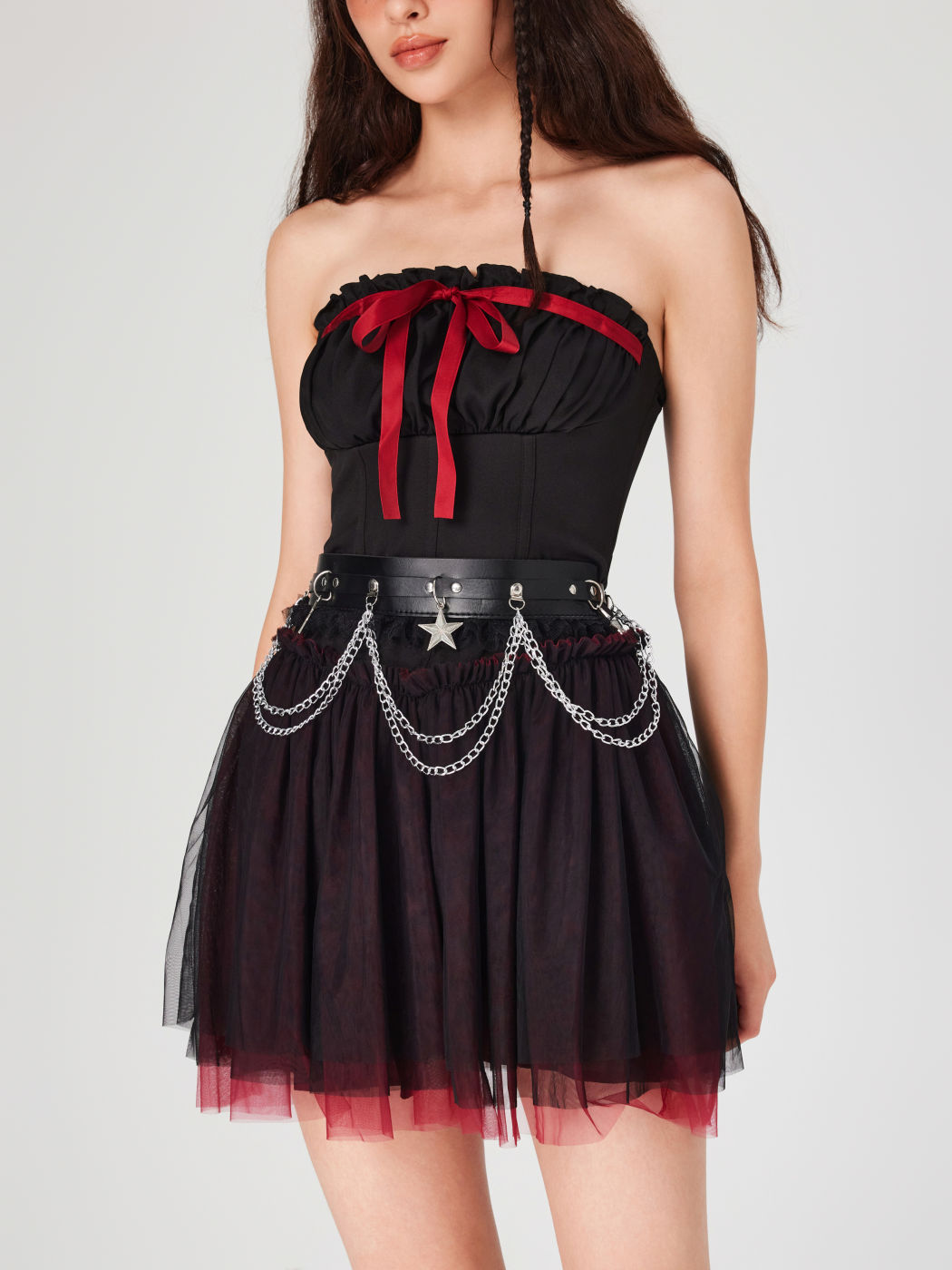 STAR & CHAIN WAIST BELT