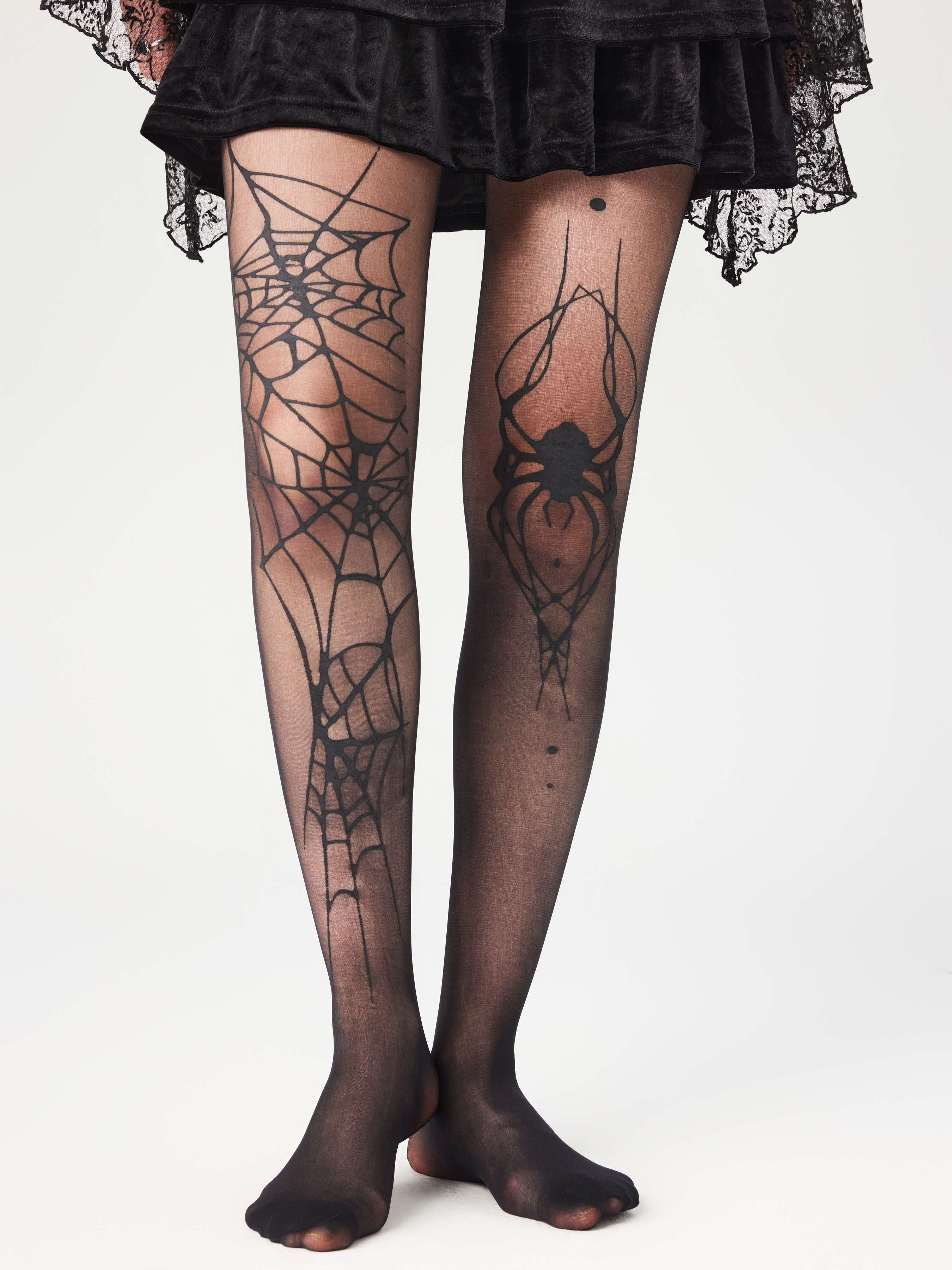 布 クモの巣タイツ For パーティー/クラブ