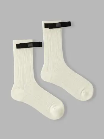 BOWKNOT CHUNKY HEELED LOAFERS