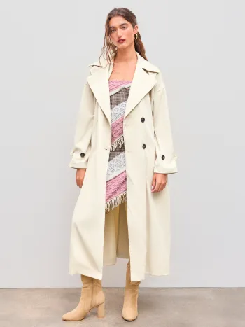 Oversized Trenchcoat mit Gürtel