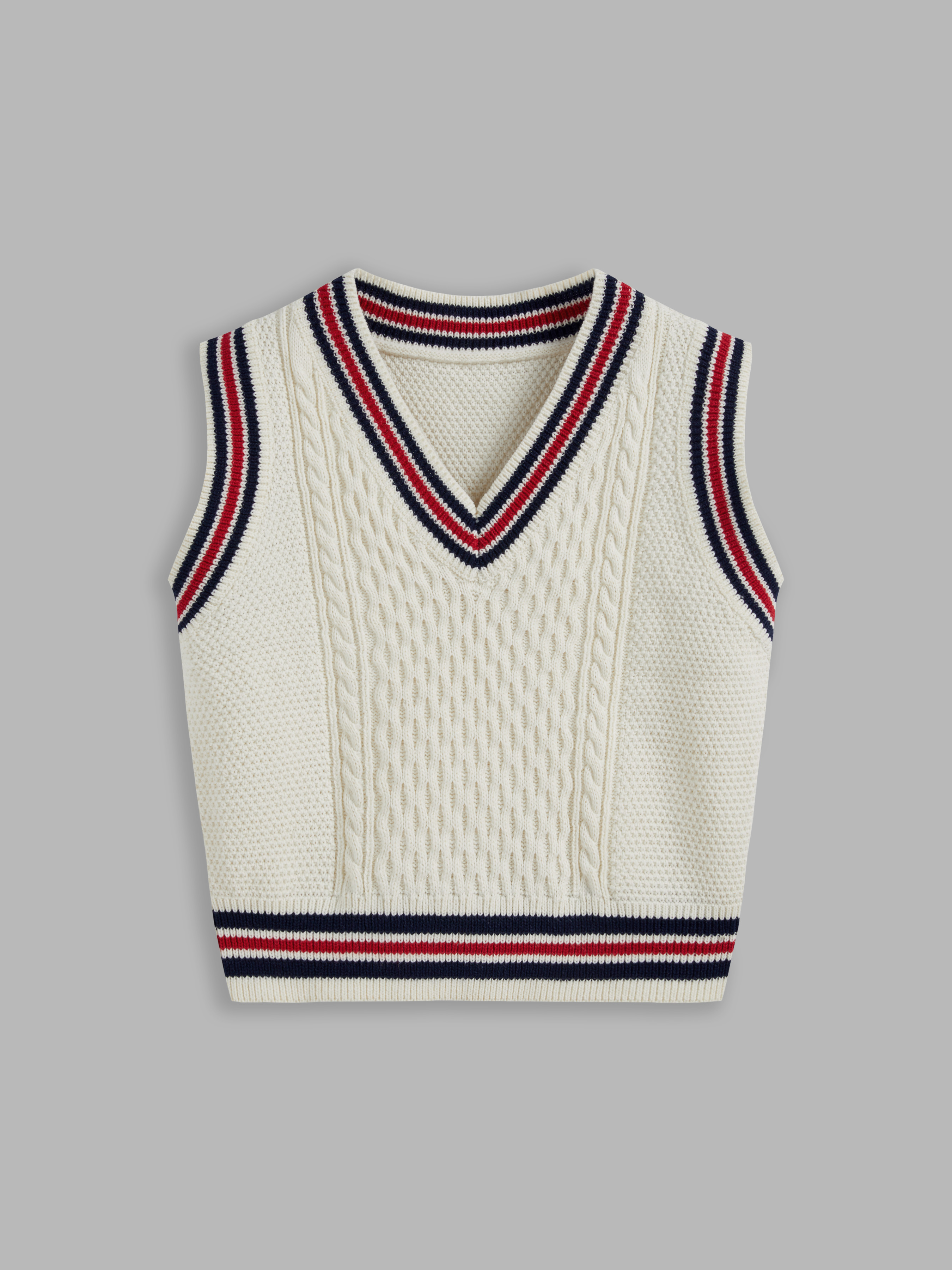 CABLE BUG KNIT VEST – SUGARHILL TOKYO