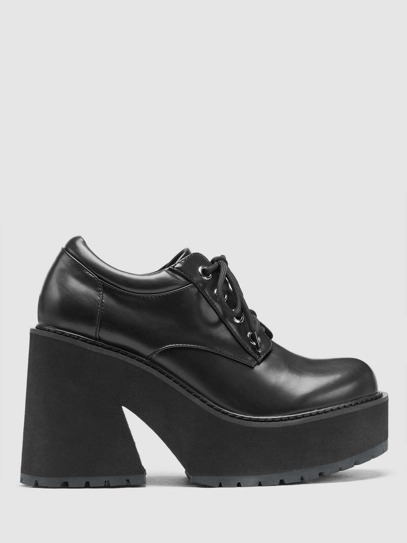 Chunky Heeled Lace-up Loafers For School Date Music Festival/Live House Party/Clubbing Outdoor