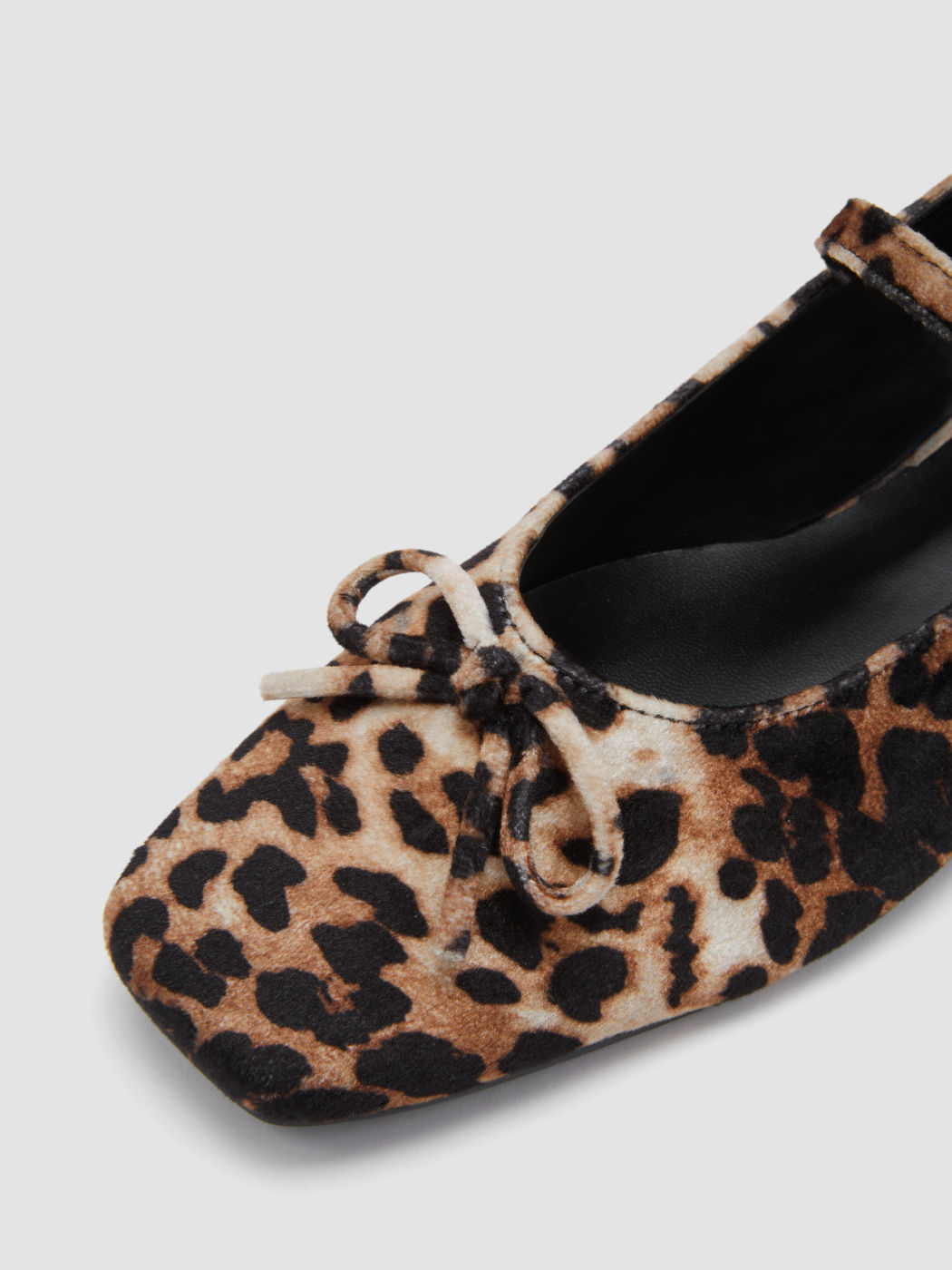 BOWKNOT VELVET MARY JANE FLATS