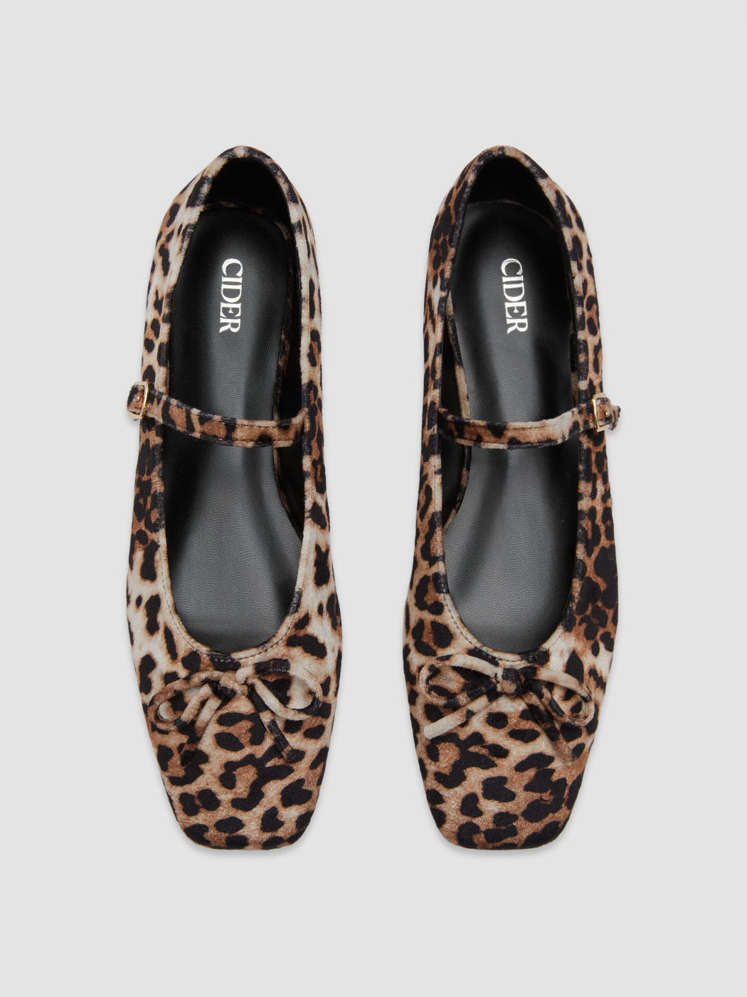 BOWKNOT VELVET MARY JANE FLATS