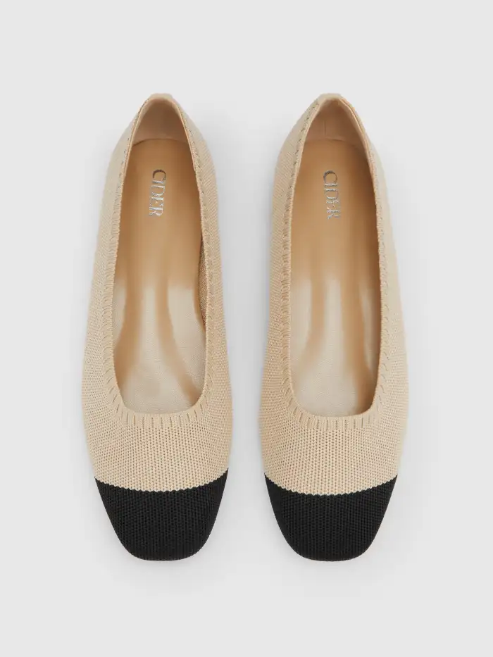 Classic Faux Pearl Mary Jane Ballet Flats For Daily Casual Vacation