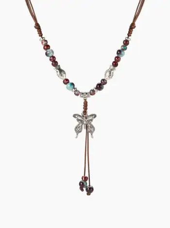 BUTTERFLY PENDANT NECKLACE