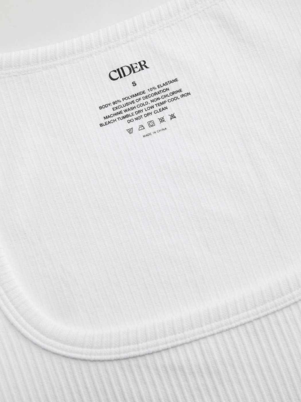 Tweed Square Neck Button Tank Top Curve & Plus - Cider