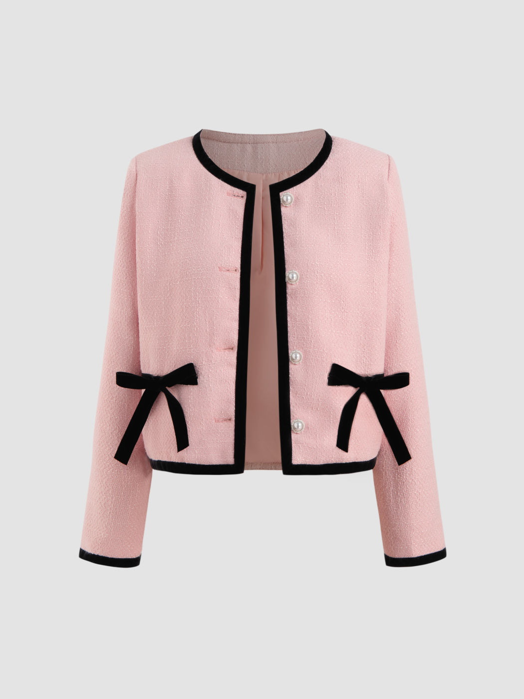 Tweed Bowknot Jacket