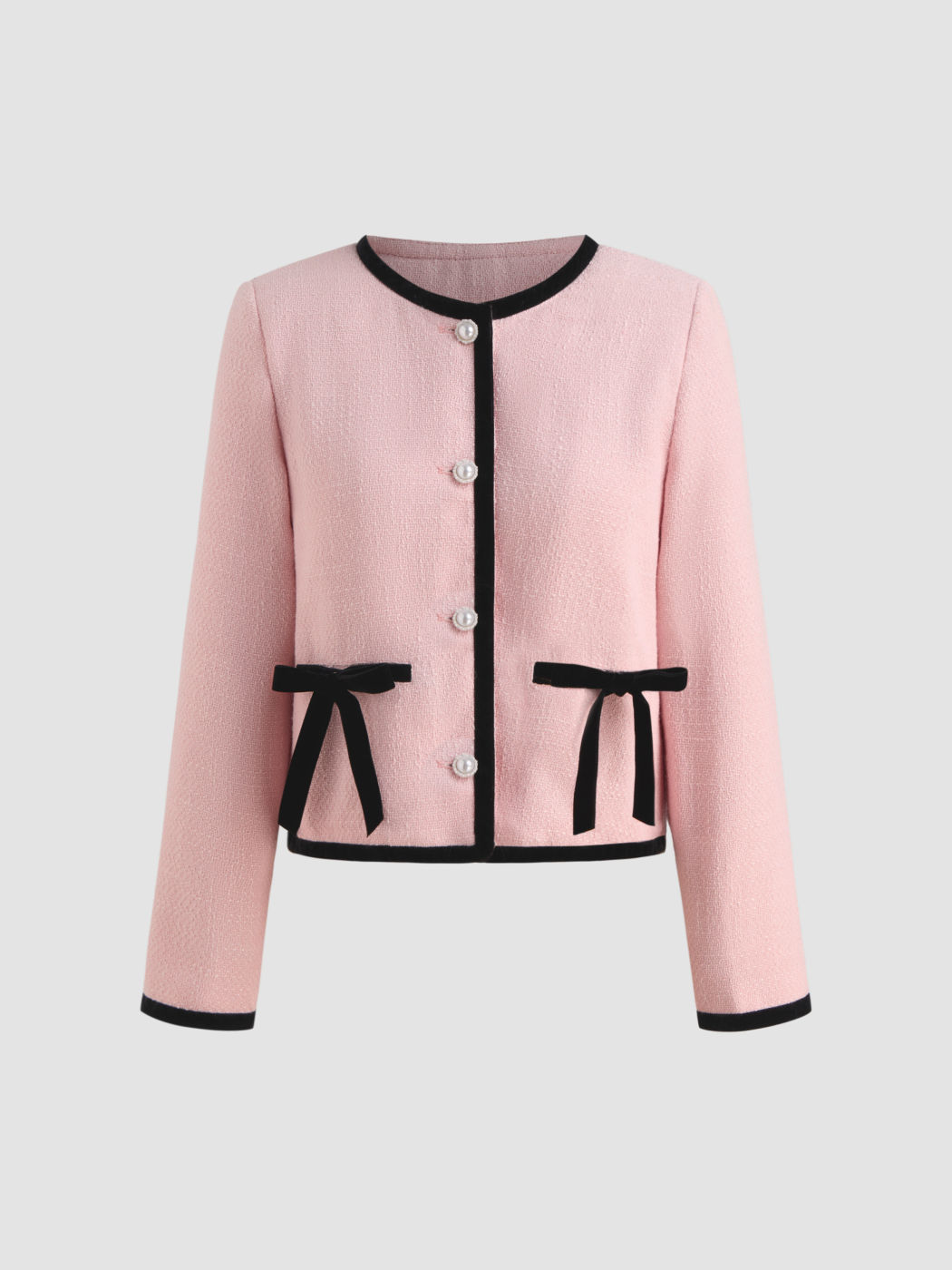 Tweed Bowknot Jacket