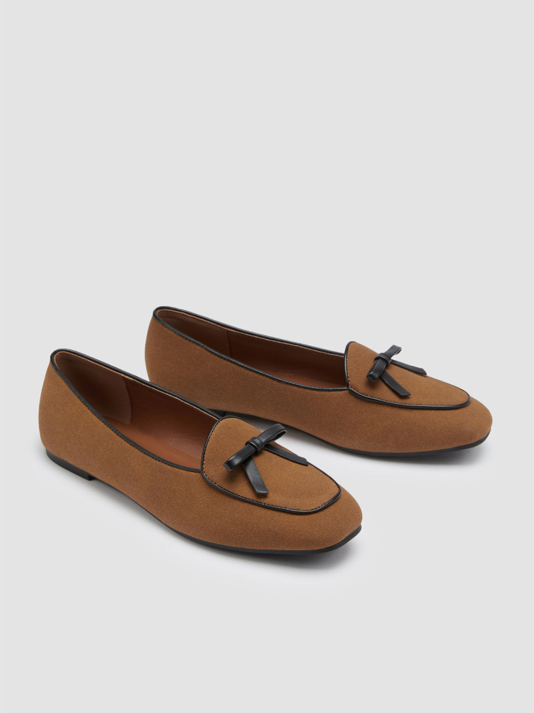 BOWKNOT SUEDE FLATS