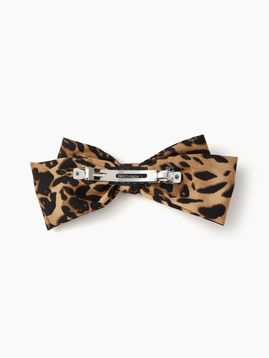 LEOPARD PRINT BOWKNOT HAIR CLIP
