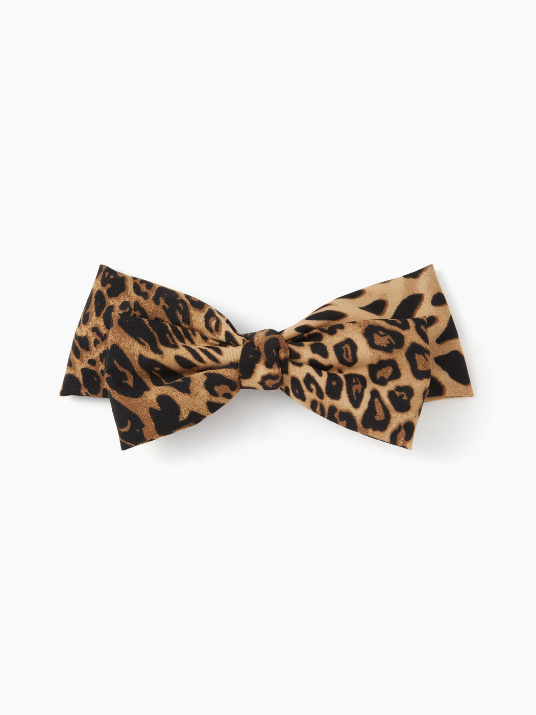 LEOPARD PRINT BOWKNOT HAIR CLIP