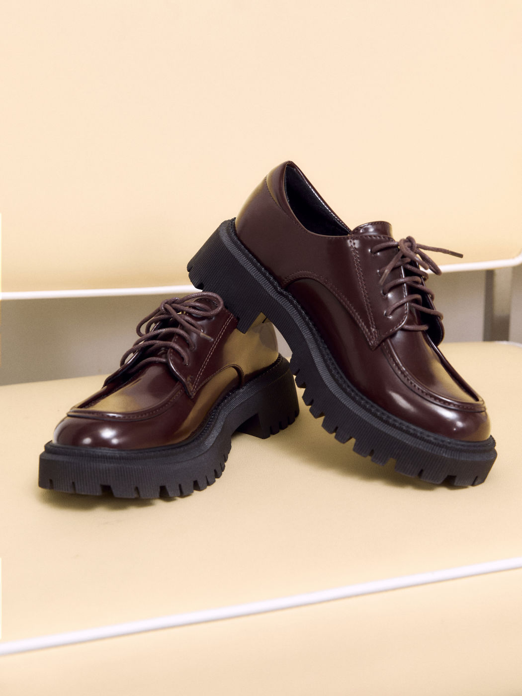 Platform Polished Loafers