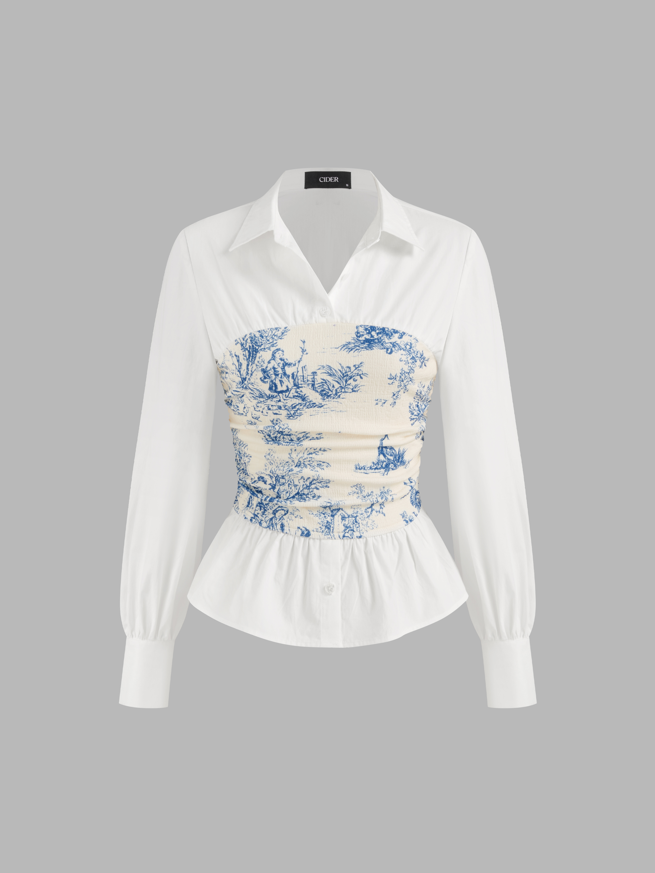 Jersey Off-shoulder Lace Long Sleeve Top For Daily Casual