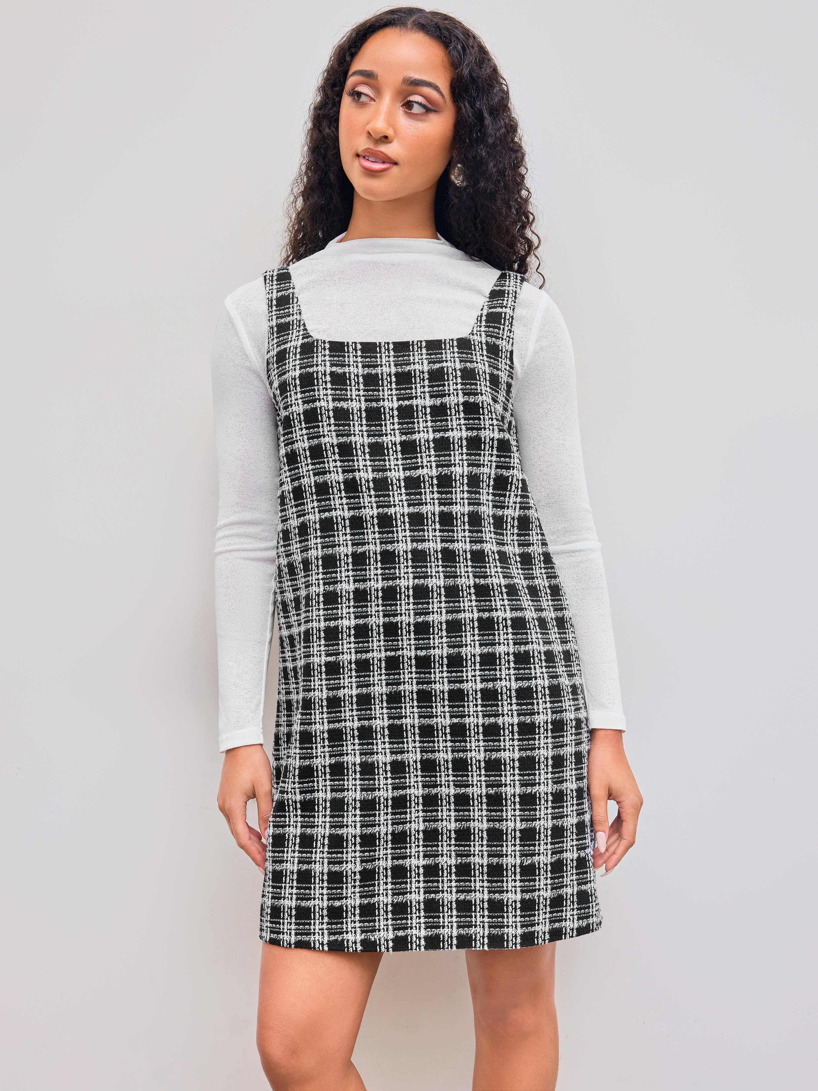ボーダーズアットバルコニー TWEED CAMISOLE DRESS 38 KOBI HALPERIN Rue Tweed Sheath Minidress | Nordstrom