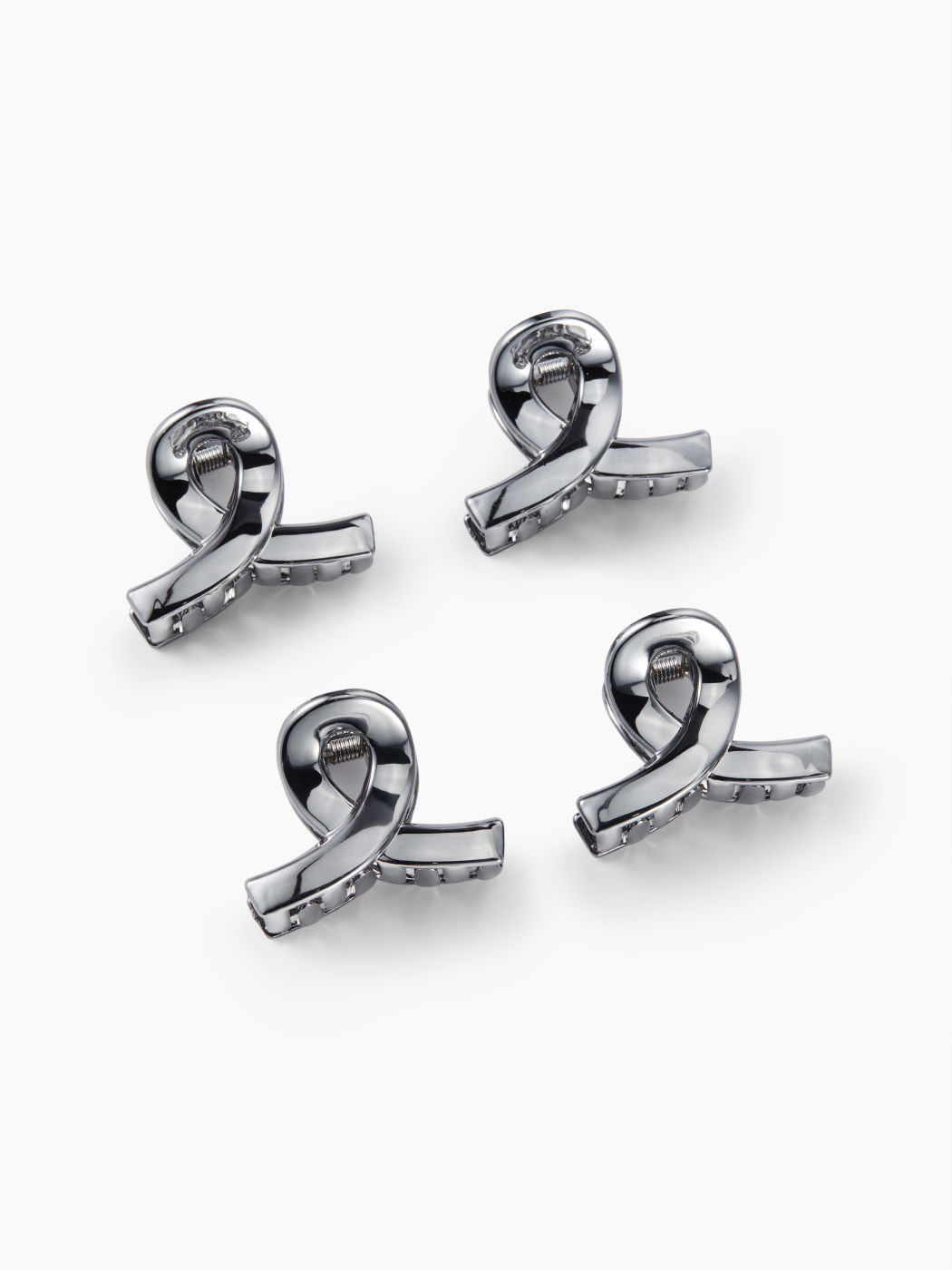4PCS METALLIC HAIR CLAW