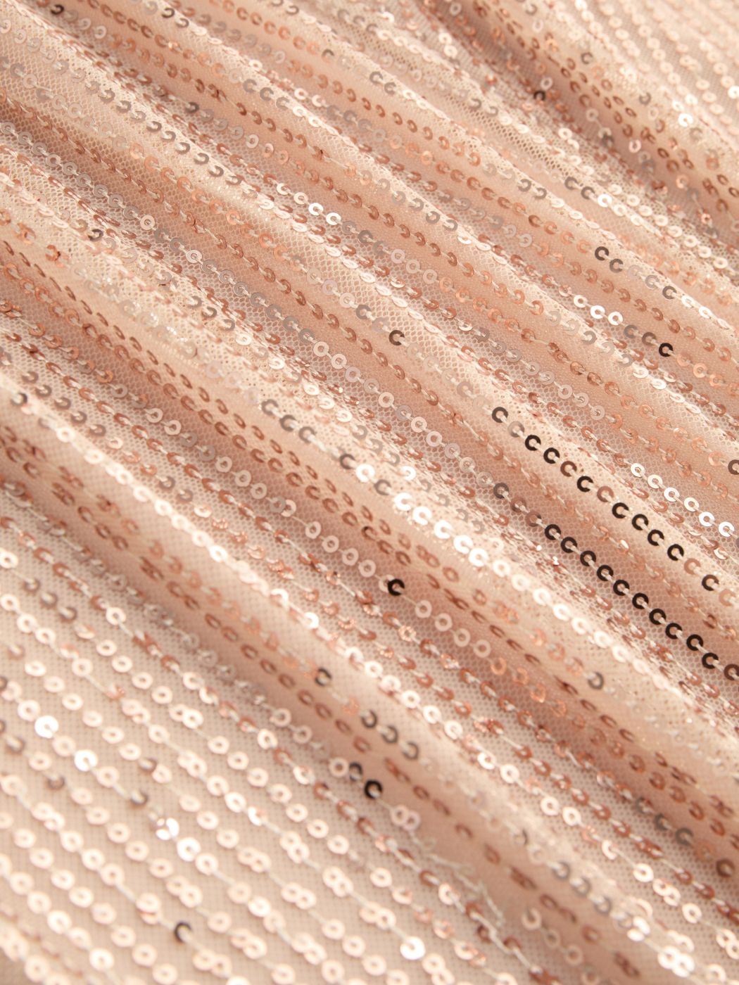 Asymmetrical Neck Sequins Split Knotted Maxi Dress