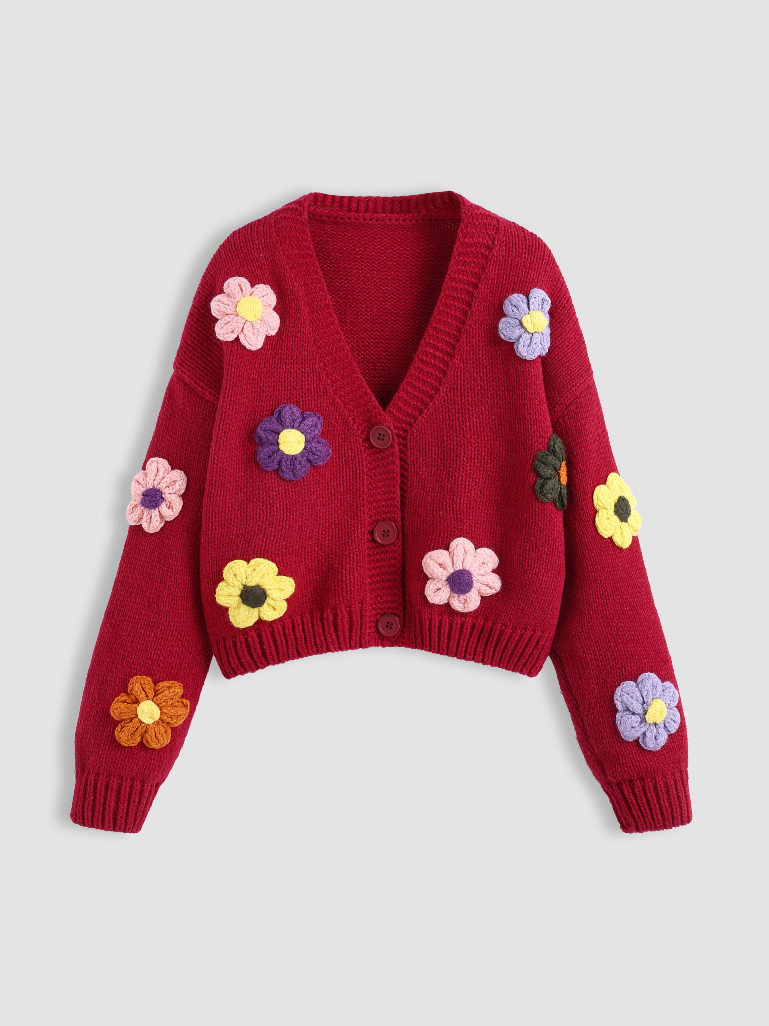 Fall Sweater Countryside Core Knit Fabric V-neck Button