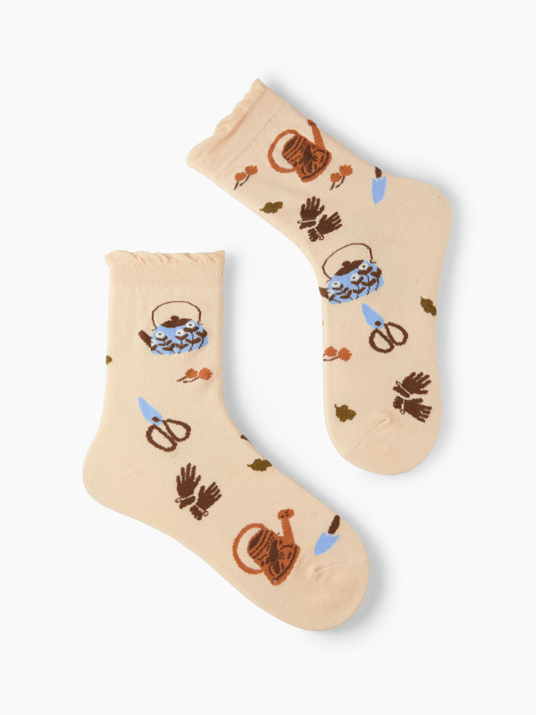 KETTLE RUFFLE CREW SOCKS
