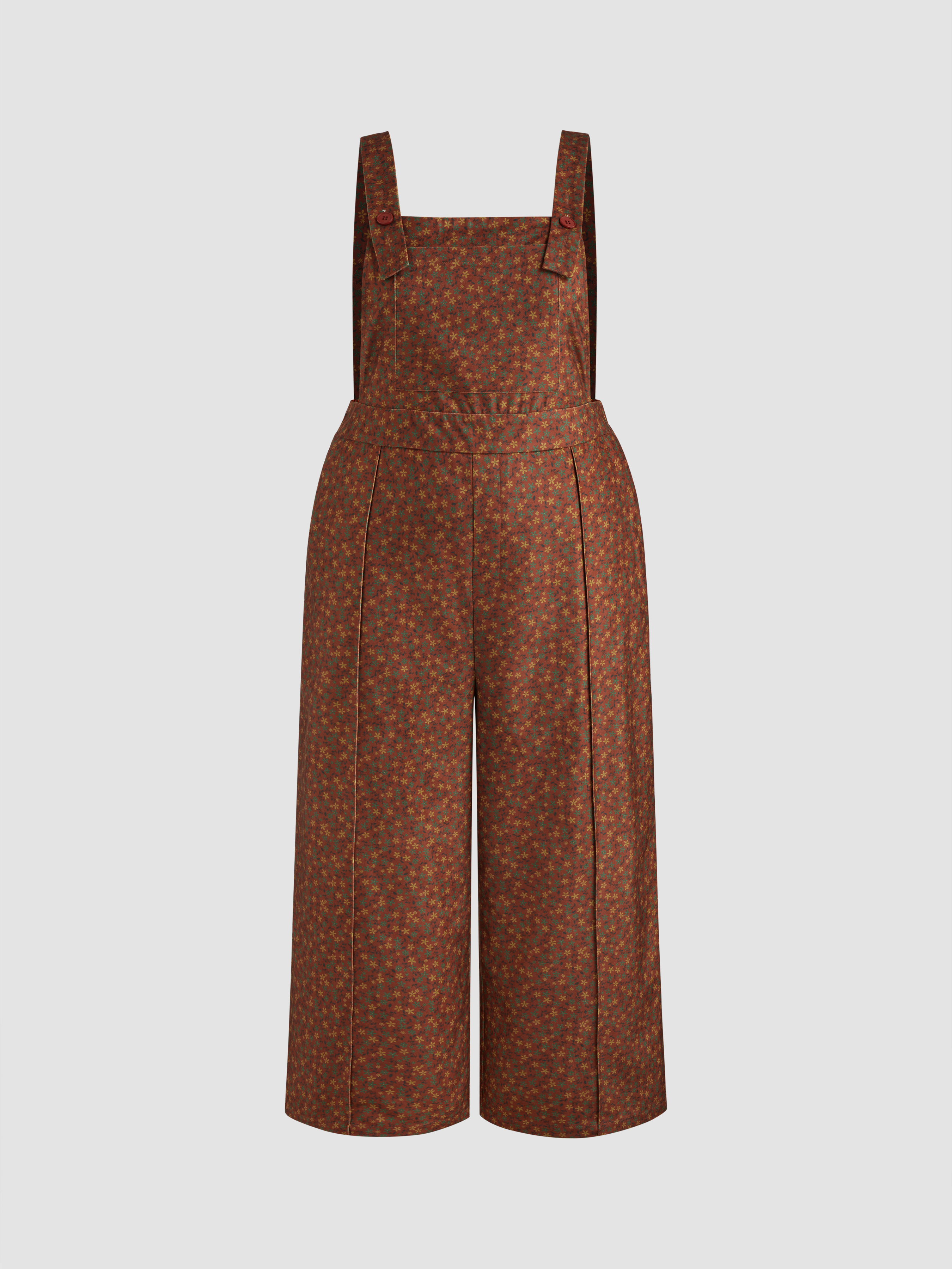 APPLEBUM　 CORDUROY OVERALLCORDUROY Corduroy Corduroy Pocket Jumpsuit Curve & Plus For School Work