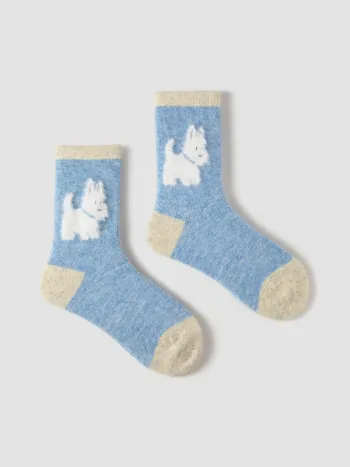 Chaussettes Cheville Douces Chiot