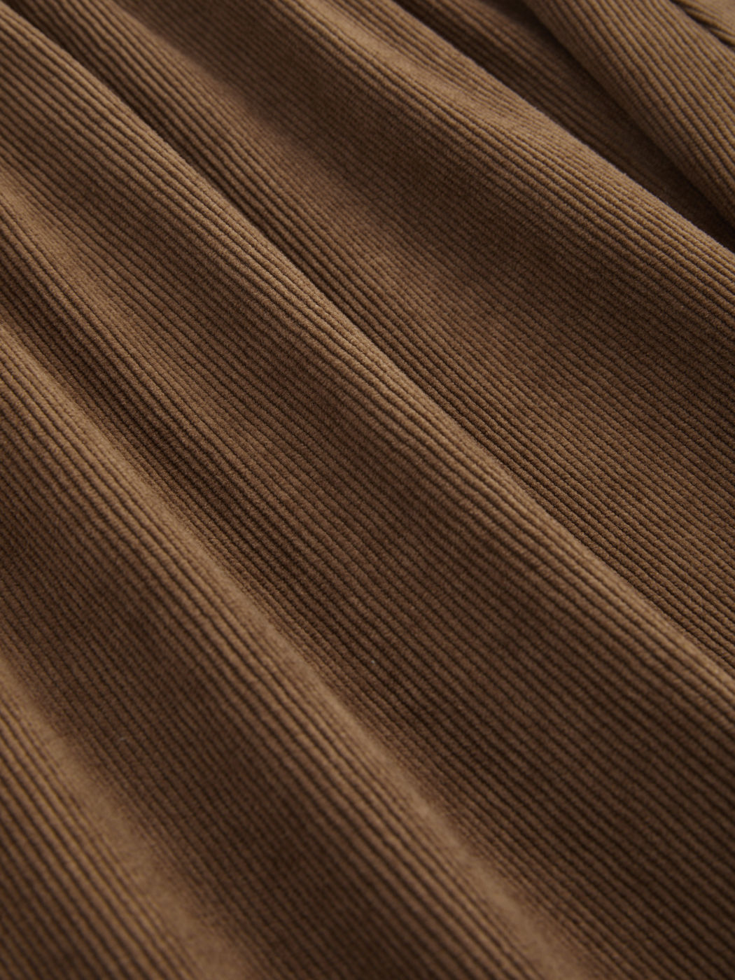 Cord Mid Rise Solid Elastische Taille Spitze Rüsche Maxirock
