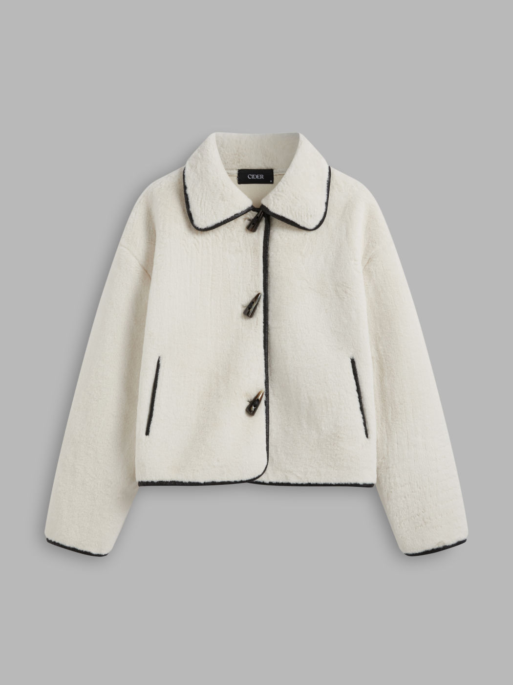 Flannel Collared Duffle Jacket