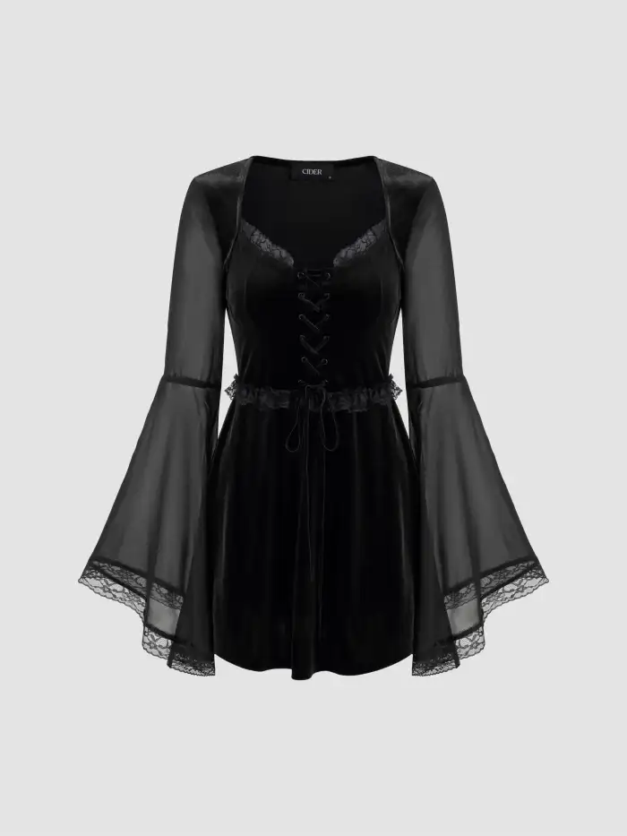 Denim Mid Waist Leopard Wide Leg Pants