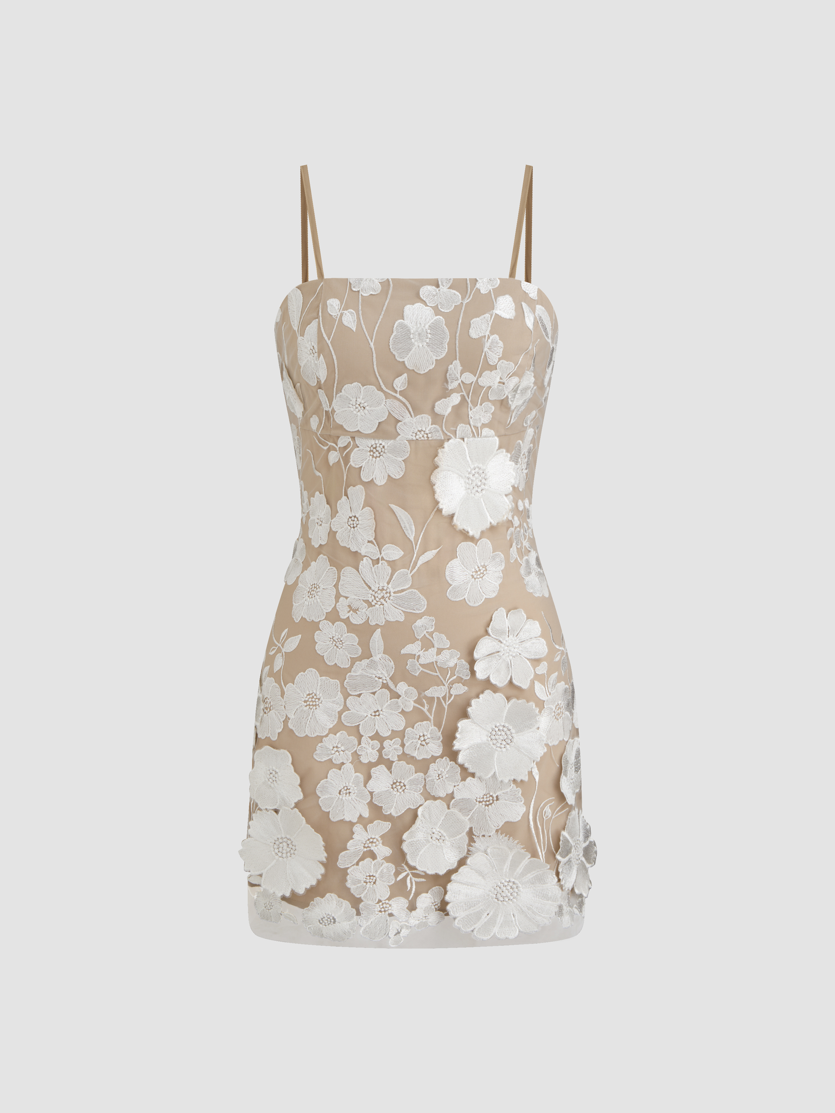 Acka. 】jacquard mini dress（white）